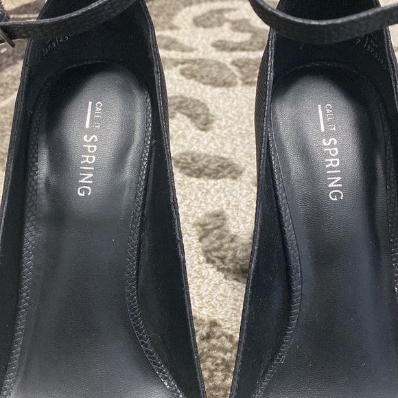 Call It Spring Black High Heels - Picture 7 of 10